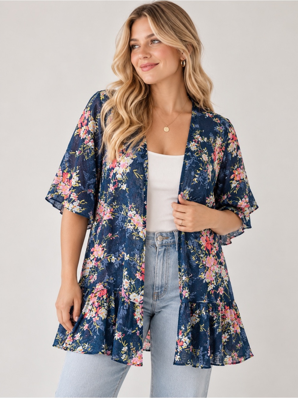 🎉5 for $45🎉 Maurices open top kimono size S